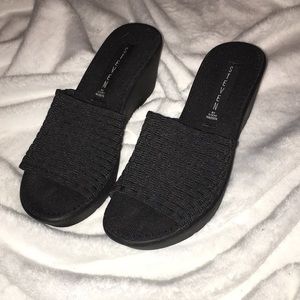 Steven by Steve Madden Black Sherbert Sandals